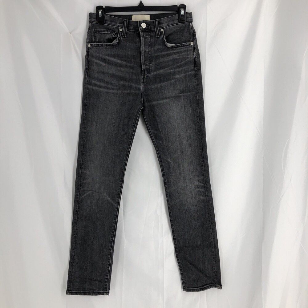 CQY High Rise Skinny Jeans Gray Wash Size 26 Button Fly